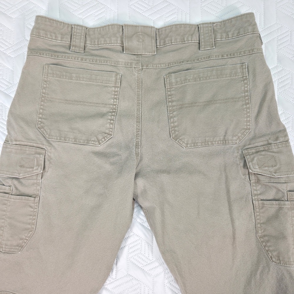 Noble Outfitters Pants Hammer Drill Canvas Cargo Mens 36x30 Khaki FullFlexx HD - Picture 8 of 11